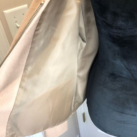 Harve Bernard zip front tan blazer - Picture 8 of 9